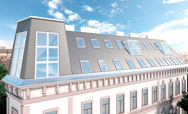 Moderne Dachgeschosswohnungen in Wien